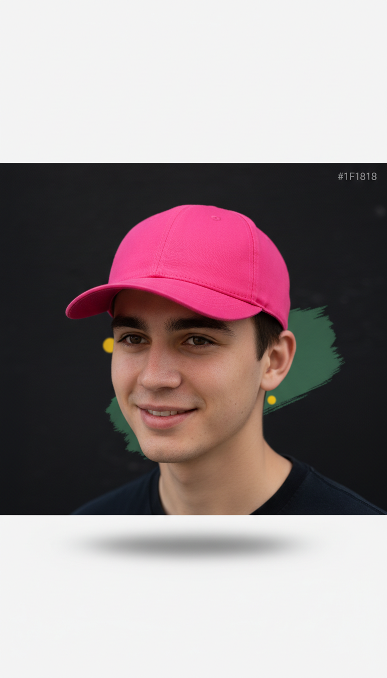 Vivid Pink snapback hat
